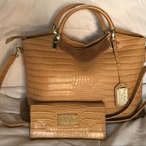 Bebe handbag and matching wallet